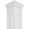Ekena Millwork Craftsman Classic Square Non-Tapered, Double Raised Panel PVC Column, Prairie Capital & Prairie Base CC0809ENDPRPR - alternate 3
